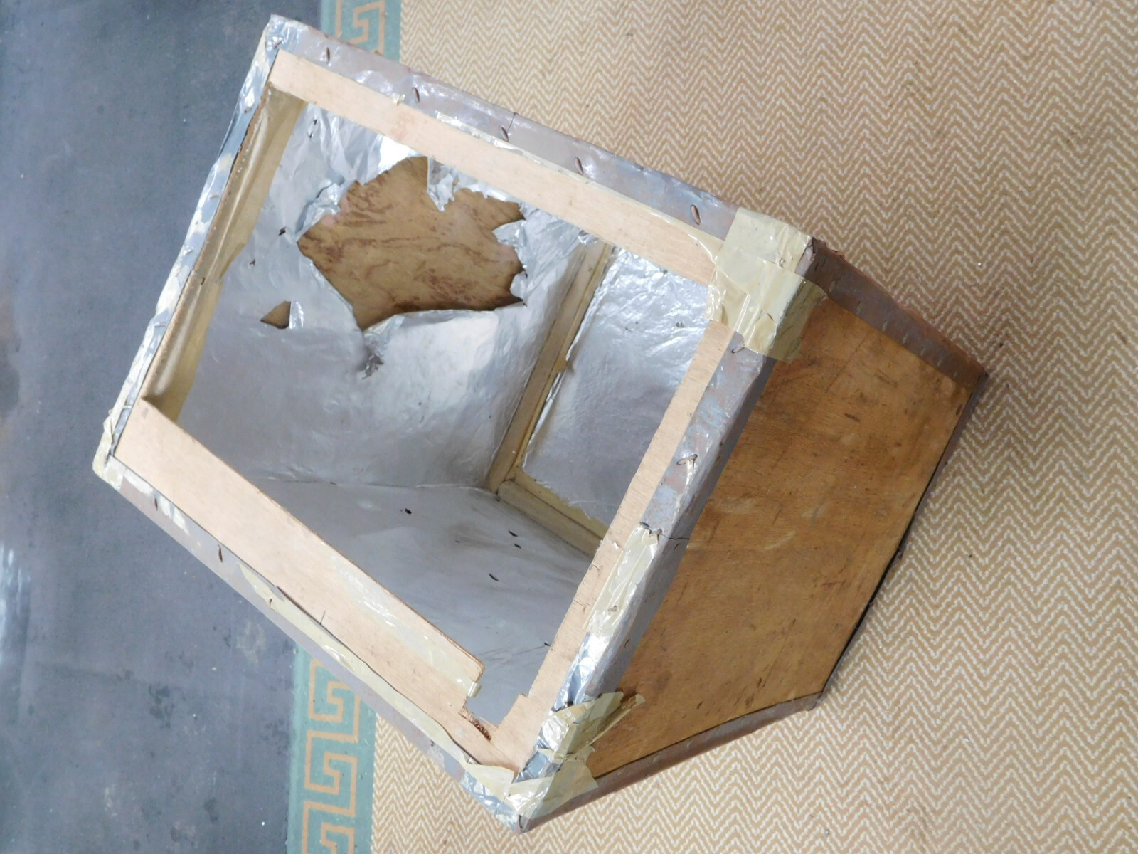 Vintage Wooden Tea Chest eBay