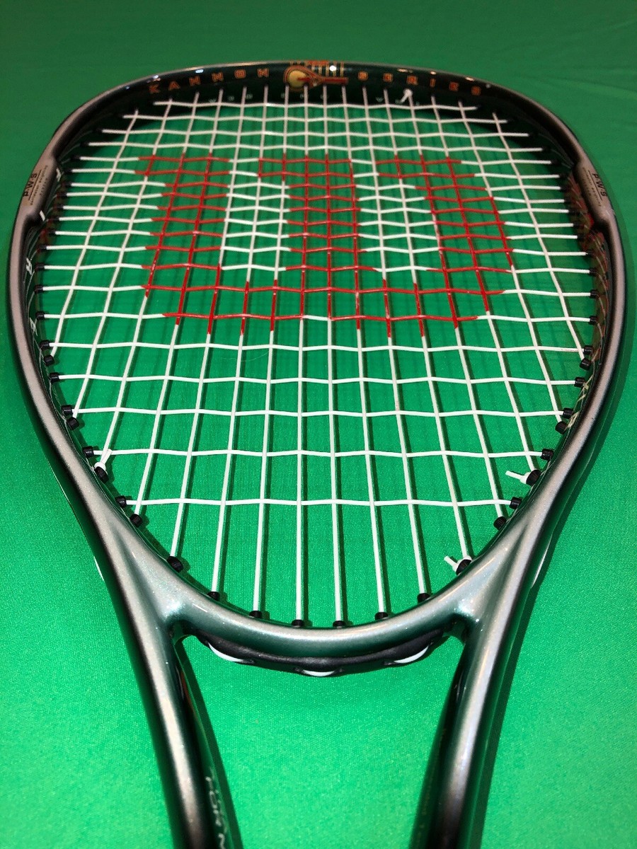 WILSON TENNIS RACQUET GRAPHITE KANNON FIRE XLB 28 WILSON TENNIS RACQUET GRAPHITE KANNON FIRE XLB 28