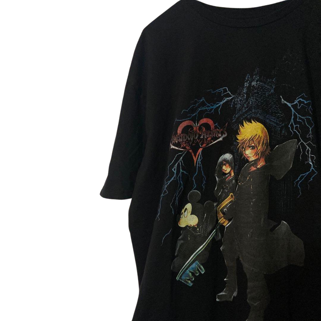 Kingdom Hearts 358/2 Days T-shirt Size XL Roxas Xion King Mickey 