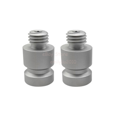 2PCS Aluminum 30mm Matte texture GNSS RTK Adapter Prism with 5/8x11 thread