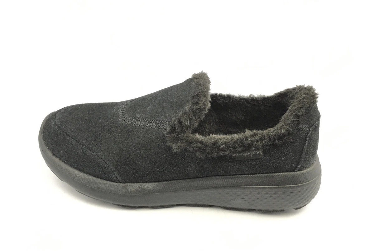Skechers go shop walk faux fur