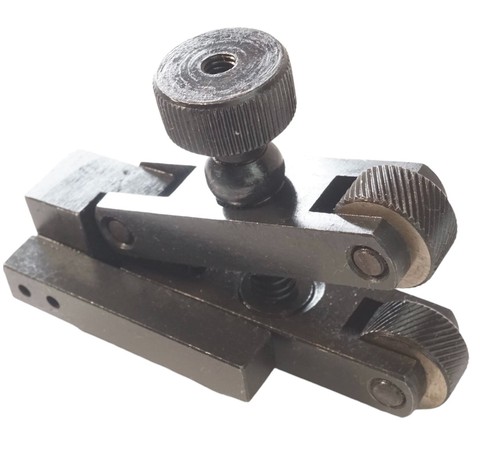 Combo de herramienta Knurling soporte tipo abrazadera en V y cabezal giratorio 6 Knurls para mini torno - Imagen 7 de 10