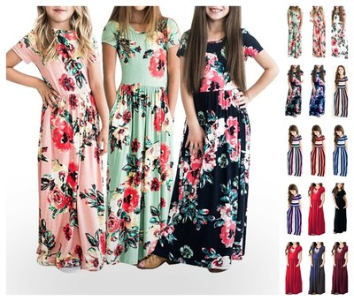 long floral beach dresses