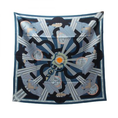 HERMES Carre 90 Multicolor A la Lumiere du Flambeau Scarf