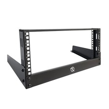 4U Network Rack Desktop 19 Inch 2 Post Open Frame Shelf with Reinforced Beam,...