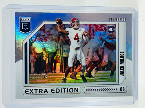 2025 Panini Donruss Elite Jalen Milroe RC Extra Edition #191/799