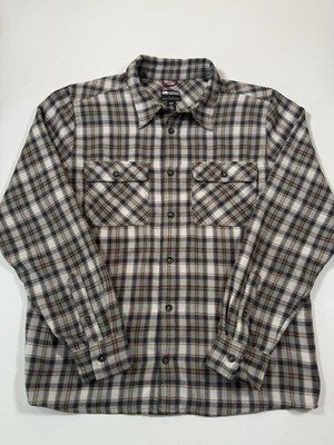Outdoor Research Flannel Shirt Mens Medium Plaid Feedback Twill Shirt Button Up