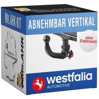 Westfalia Anhängerkupplung vert. abnehmbar für Audi A3 16-20 NEU inkl. ABE EBA