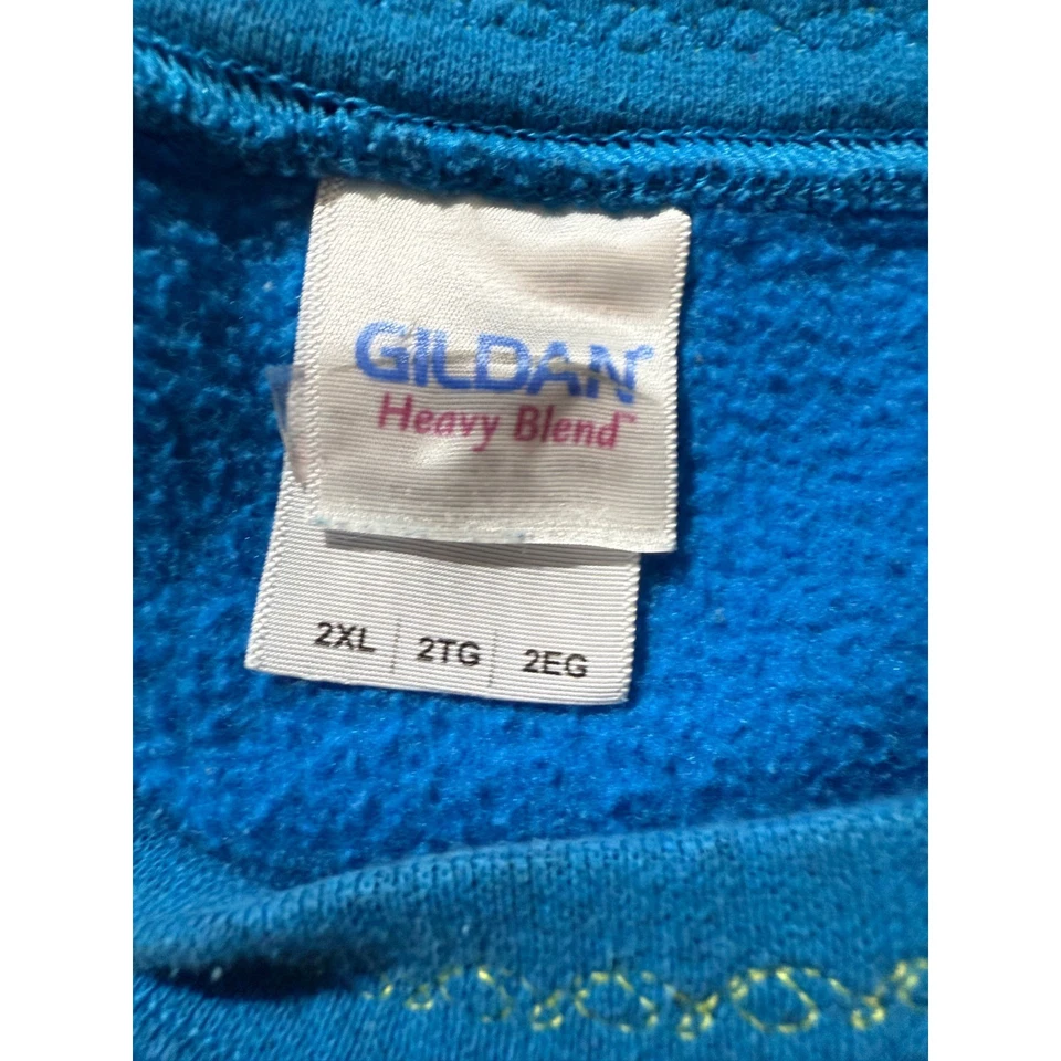 Linda sudadera con apliques Gildan Owl cuello redondo lunares coloridos para mujer 2XL Foto 4 de 4