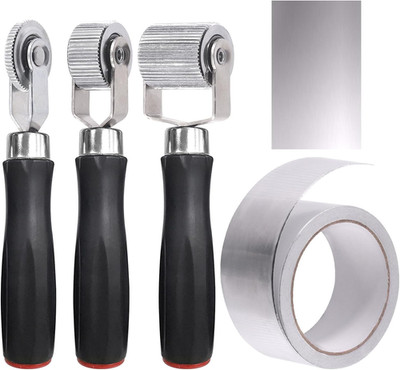4Pcs 3Sizes Car Sound Deadening Roller Set, 6Mm 20Mm 40Mm Metall Auto Noise Roll