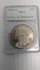 1884-O  PCGS MS 62 Morgan Silver Dollars OGH Uncirculated Rattler Holder (B)