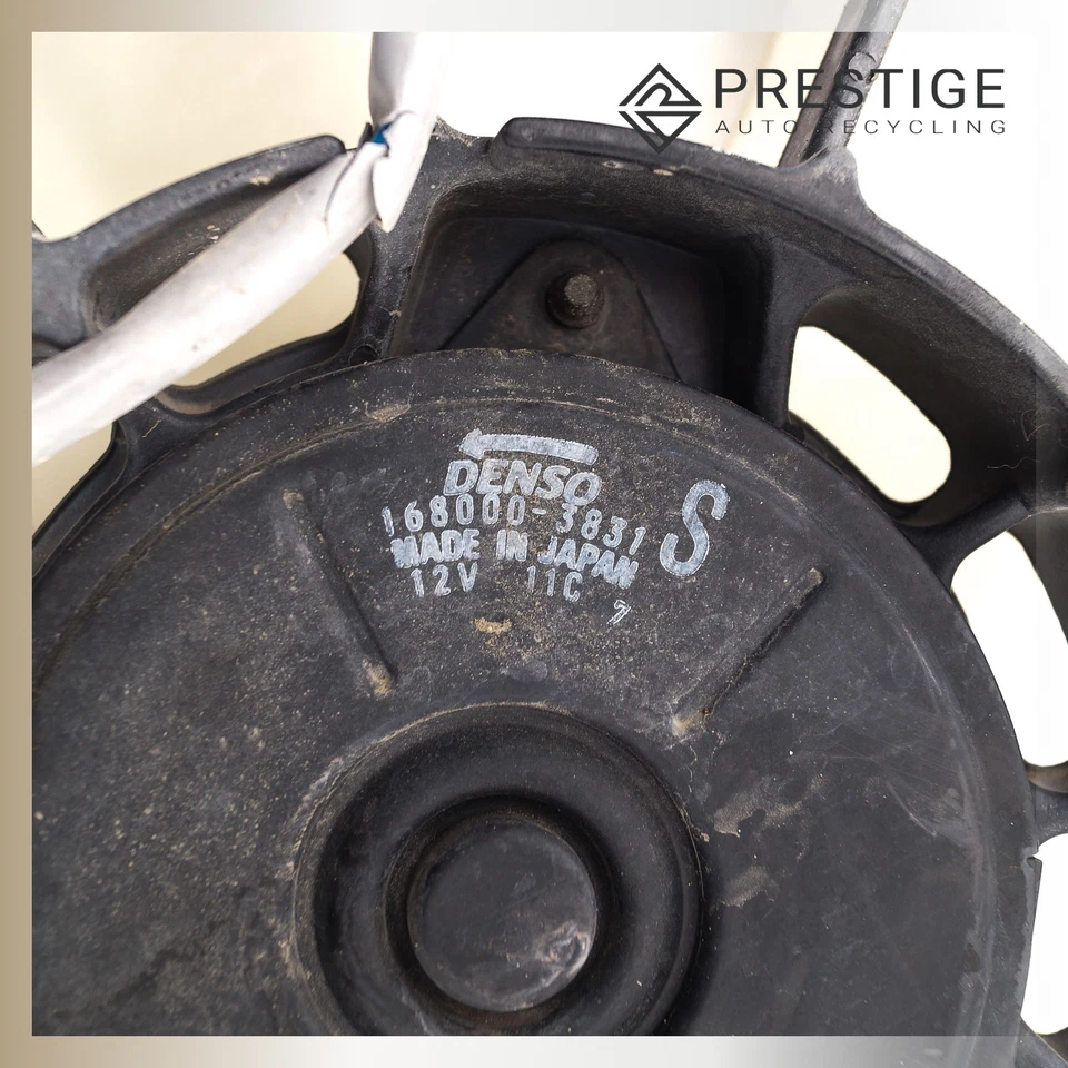 ACURA MDX 2001 2002 radiador ventilador motor con cubierta 19015-PGK-A01 OEM Foto 3 de 4