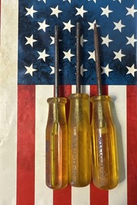 Lot Of 3 APEX DAYTON.O. 13-TX-10, 13-TX-20, Star Head Screwdrivers • USA Tools
