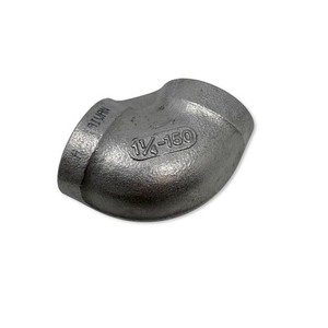 1-1/4" 90 Degree Elbow Pipe Fitting - 316 Stainless Steel - 150 PSI - Female NPT