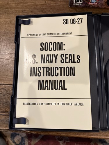 SOCOM: US Navy Seals Big Box PS2 CIB Game Tested, Headset, Manual, Inserts - Picture 4 of 16