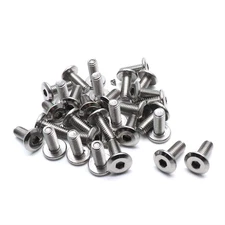 M6X15Mm Stainless Steel Flat Head Hex Socket Cap Bolts Screws Countersunk Connec