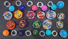 Beyblade Lot Of 11 With Rippers