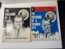 Vintage Watergate Richard Nixon Scandal Lot 2 The Breaking of A President 1960s