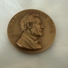1970 President Abraham Lincoln Heritage Trail History's Highway Illinois Medal — photo 3
