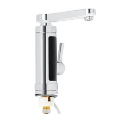 Rubinetto elettrico da 3 KW con indicatore di temperatura a LED, girevole a 360°