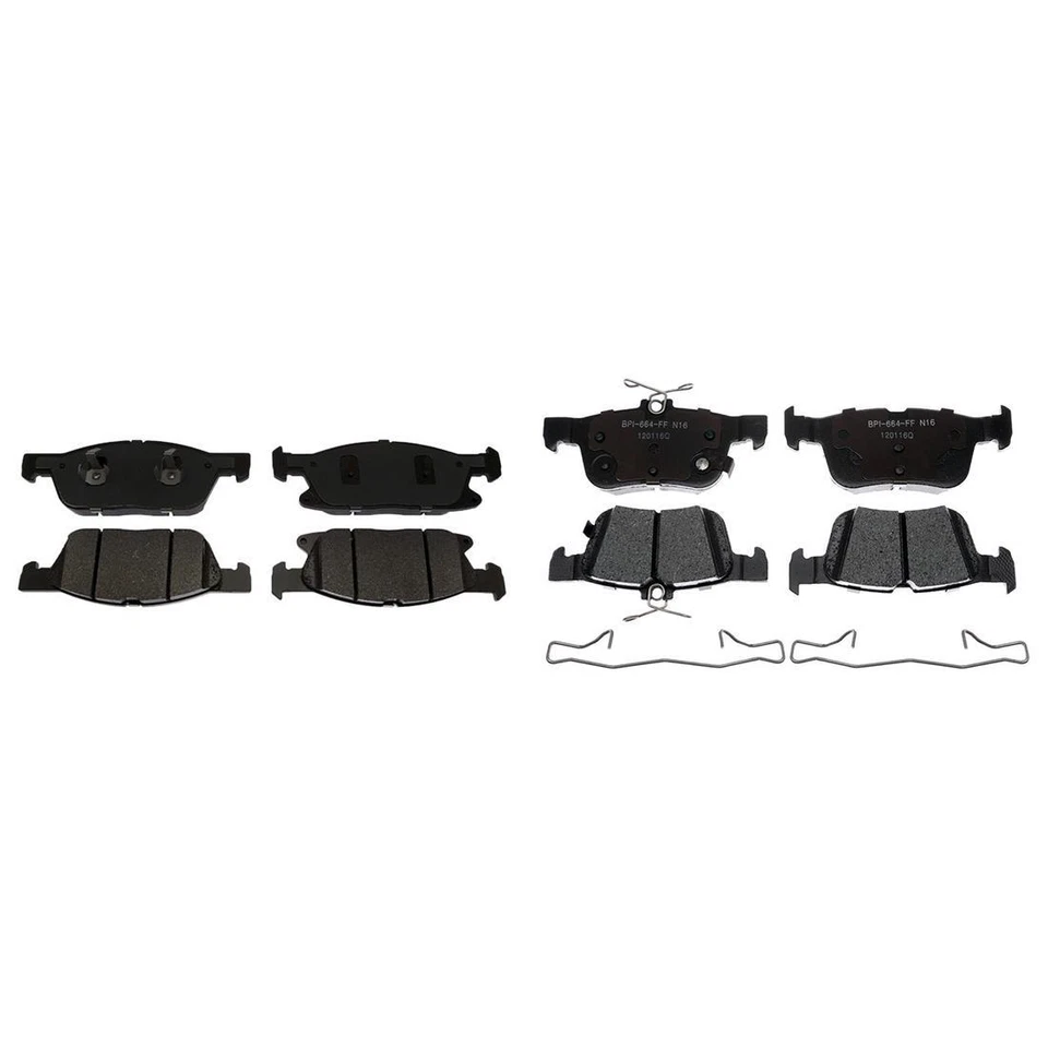 Pastillas de freno delanteras y traseras de cerámica Ford Edge R-Line 2019 2017 2016 2015 Foto 4 de 4