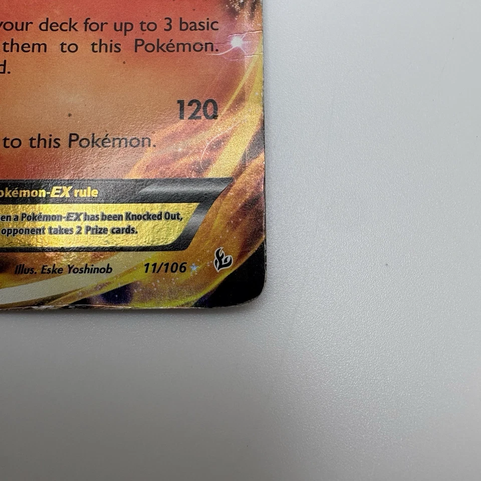 Charizard EX Holo Rare Card 11/106 XY Flashfire Ultra Rare MP - Image 4 of 4