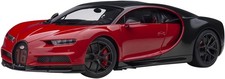 AUTOart 1/18 Bugatti Chiron Sport 20199 Car 70996 Red / Carbon Black New