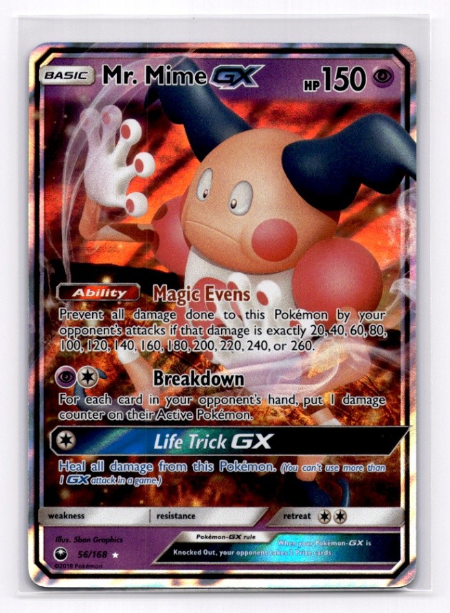 Mr. Mime GX SM - Celestial Storm - Pokemon NM 56/168