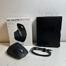 Logitech MX Master 3 Black USB Bluetooth Advanced Wireless Mouse for Mac