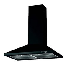 Black Kitchen Extractor Chimney Cooker Hood 3 Speed AEHCHIM70BK