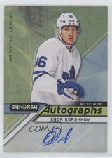 2020-21 Upper Deck Synergy Rookie Auto Egor Korshkov #AR-EK Auto 0x1