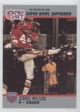 1990 Pro Set Super Bowl XXV Silver Anniversary Box Set Jerrel Wilson #119 0h1