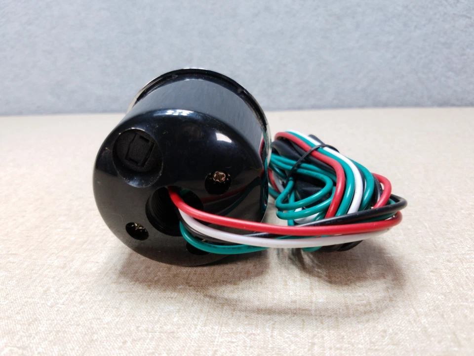 Tacómetro Sunpro Super Tach II 8.000 RPM cara blanca línea azul 2-5/8 sin caja Foto 2 de 3