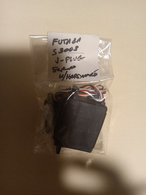 FUTABA S3003 J-PLUG SERVO W/HARDWARE. TESTED 