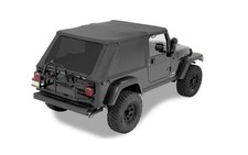 Bestop 52821-35 Replace-a-top Trektop Hardware Black Fabric Soft Top For Jeep Tj