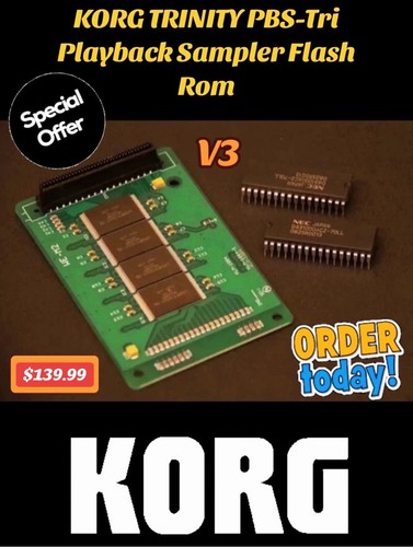 Korg Trinity PBS-Tri Playback Sampler Flash Rom Neu - Bild 1 von 10