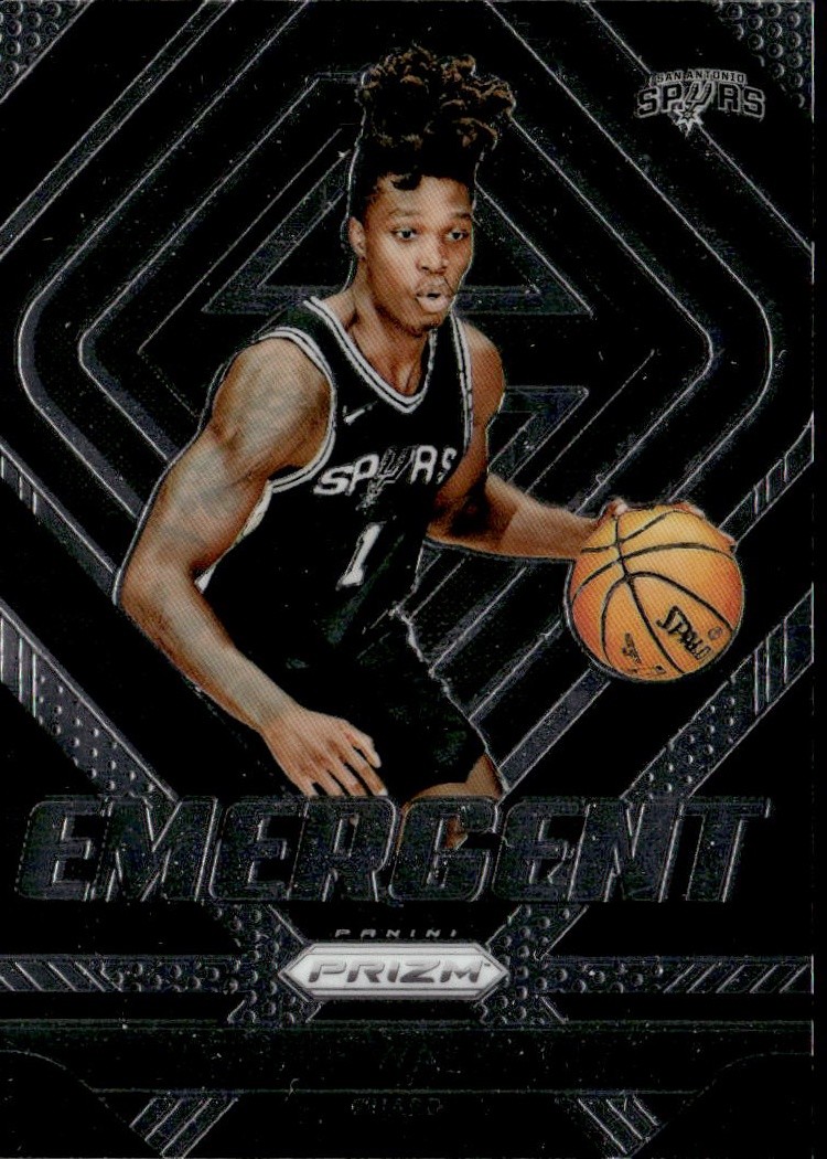 Lonnie Walker IV 2018-19 Panini Prizm #18 Emergent San Antonio Spurs