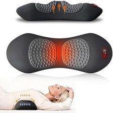 3 In 1 Electric Lumbar Support Pillow Smooth Spine Triple Fusion Back Massager