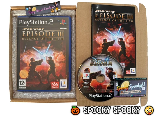 Star Wars Episode III Revenge of the Sith PS2 - UK PAL VGC CIB - Tracked