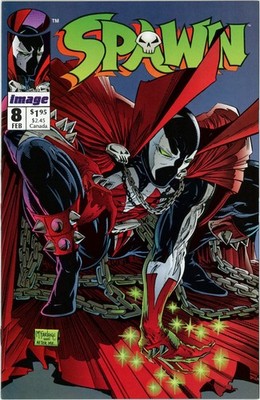 Spawn #8 1993 Image Comics VF/NM Comic Book Homage Cover
