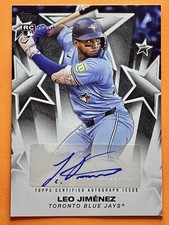 2025 Topps Series 1 - Baseball Stars Autographs Leo Jimenez #BSA-LEO (AU, RC)