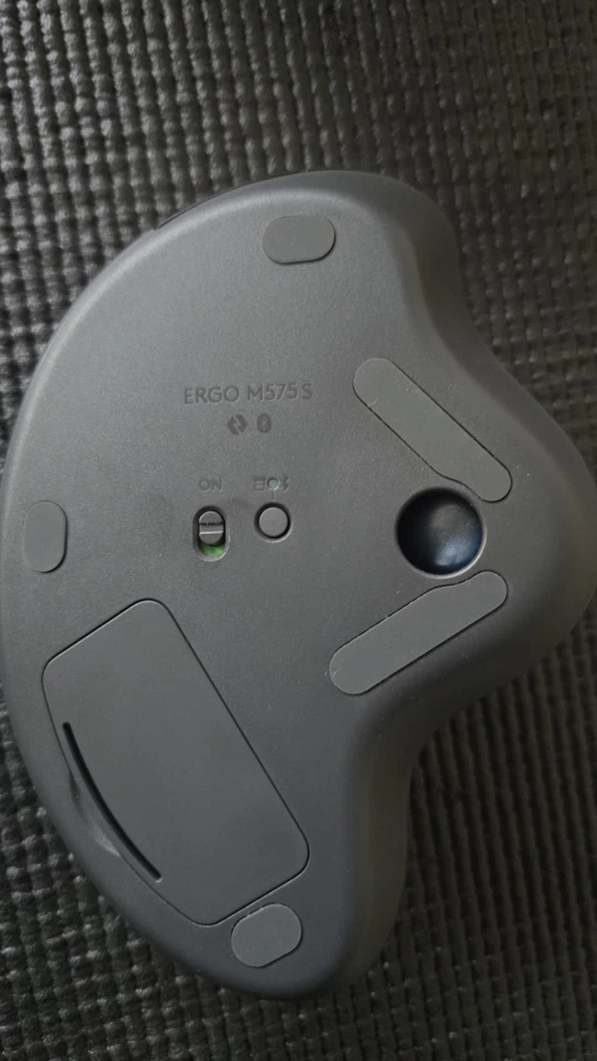 Logitech ERGO M575S Wireless Trackball Mouse, Bluetooth/USB, Light Use, in Box - Image 2 of 4