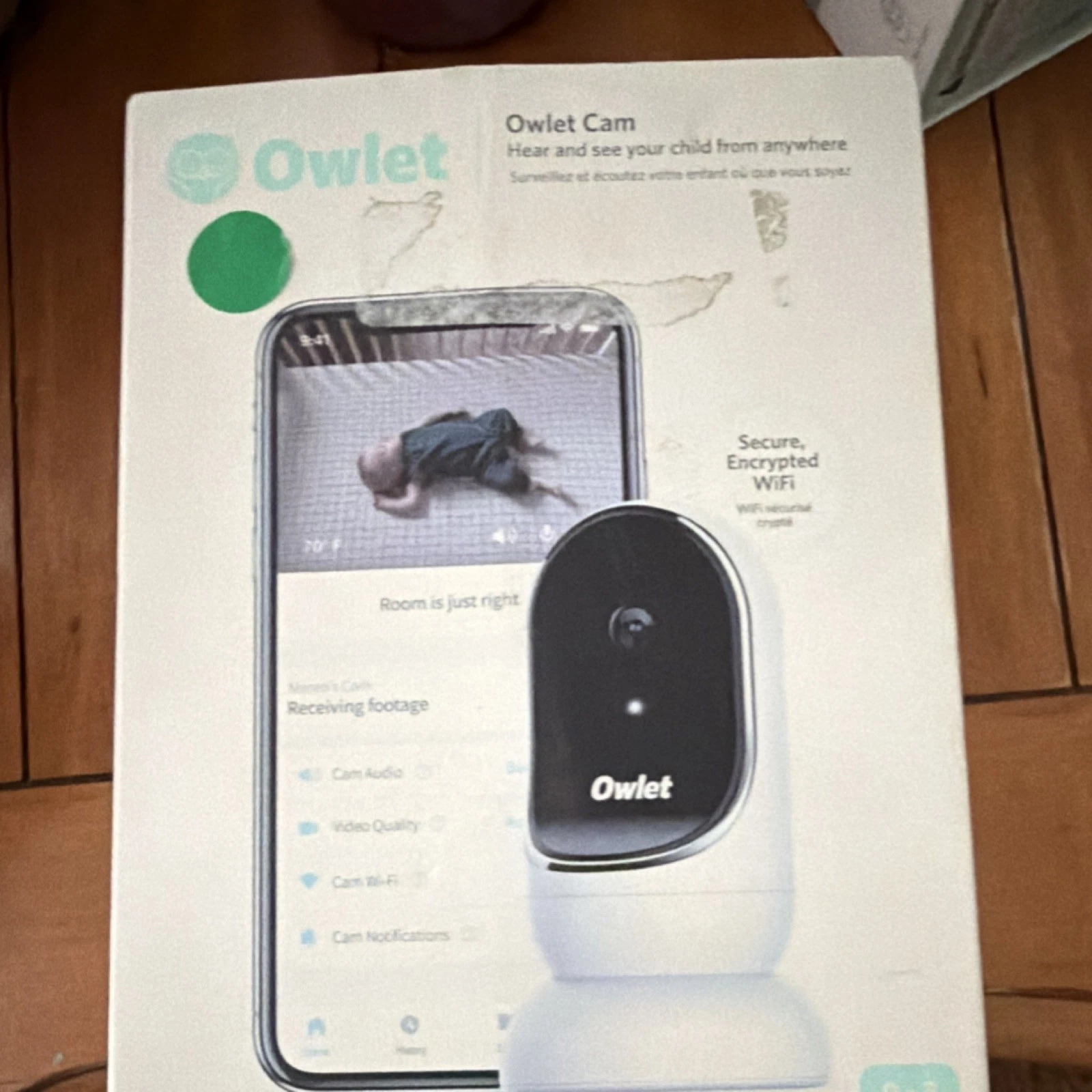 Owlet Cam HD Video Baby Monitor Wi-Fi, Temperature Monitor, Two Way Audio
Opens in a new window or t