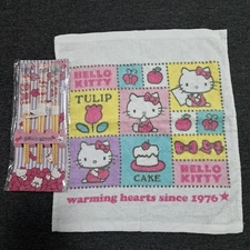 Hello kitty Chopsticks and hand towel set Anime character Animation