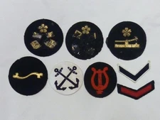 imperial Japanese navy rank insignia set WWⅡ military IJA IJN army elbow badge