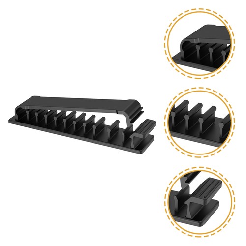 4 Pcs Support De Fil Organisateur Câble Charge Passe-câbles Autocollants - Afbeelding 9 van 10