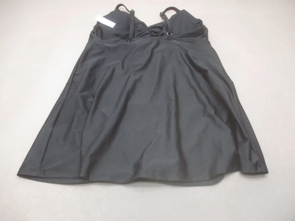 Old Navy XL 女式 BLK 有内衬无线速干连体泳衣 6S — 第 4/4 张图片