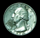 1964-D Washington Silver Quarter (T69)