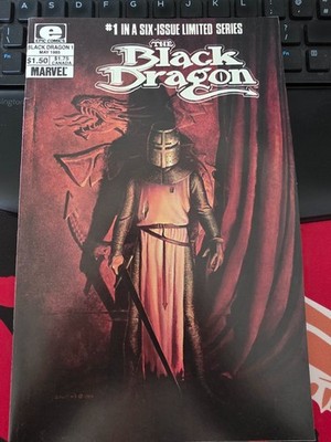 Black Dragon Comic Lot #1-6 Complete Marvel Epic Chris Claremont John Bolton