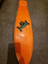 Bored Neon X Mini Skateboard - Orange w/ Green Wheels - 21” - Great Condition!